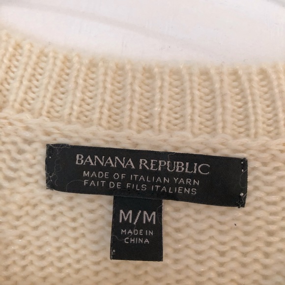 Banana Republic Italian Yarn Wool Blend Sweater - Picture 7 of 9